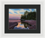 Load image into Gallery viewer, Lake Superior - Rhyolite Cove - Framed Print
