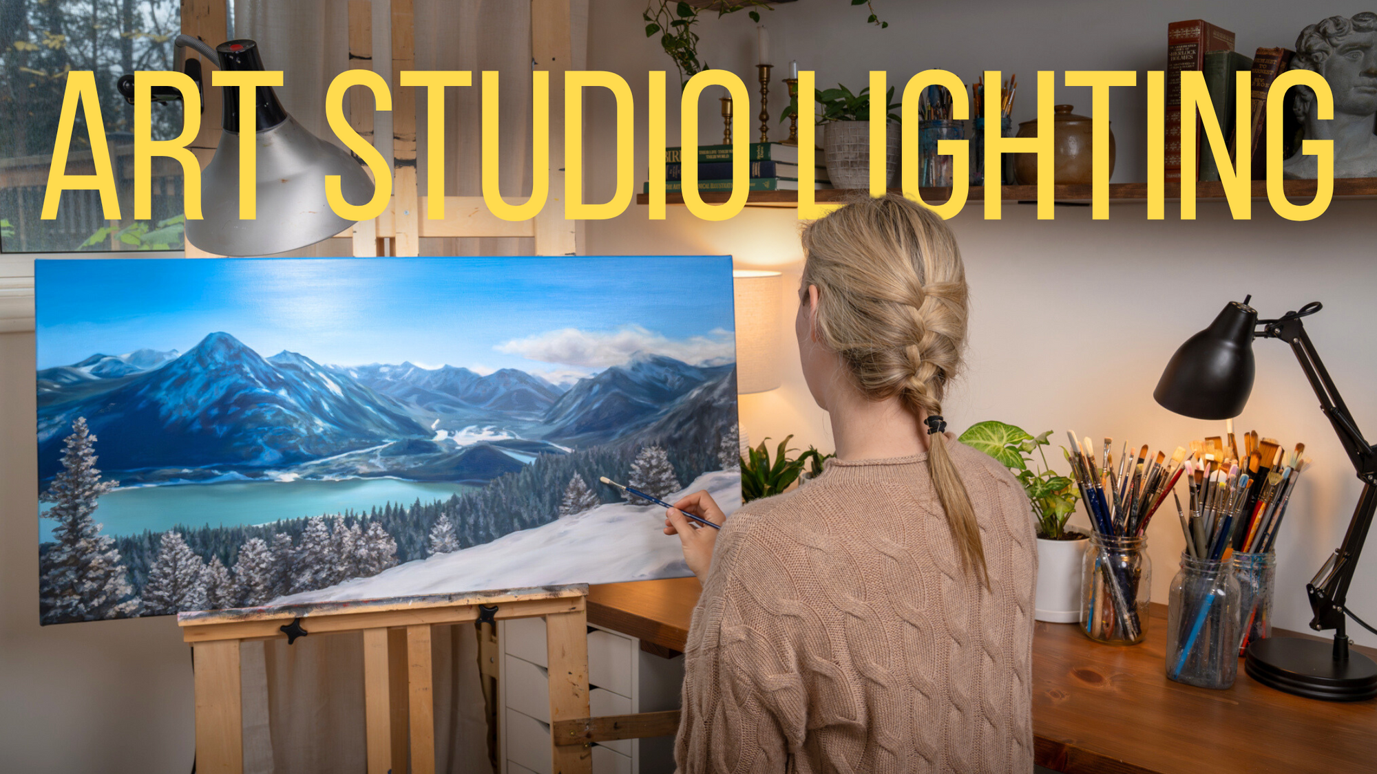 How to Light Your Art Studio: The Complete Guide to Brightness, Color Temperature, and CRI for Artists