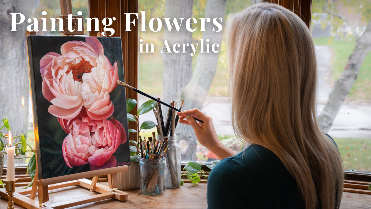 How to Paint Flowers: Acrylic Painting Tutorial