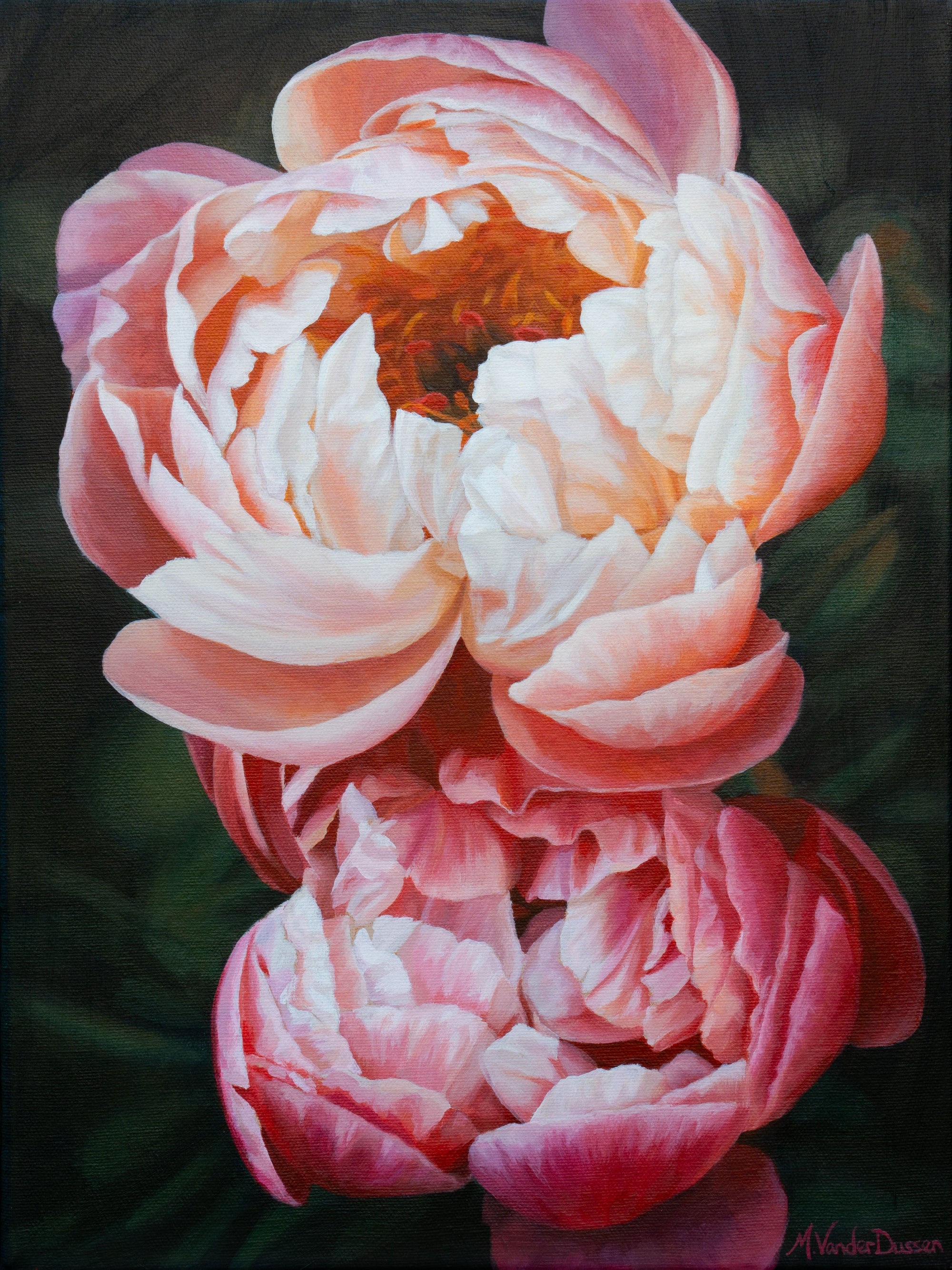 How to Paint Flowers in Acrylic using Warm and Cool Tones