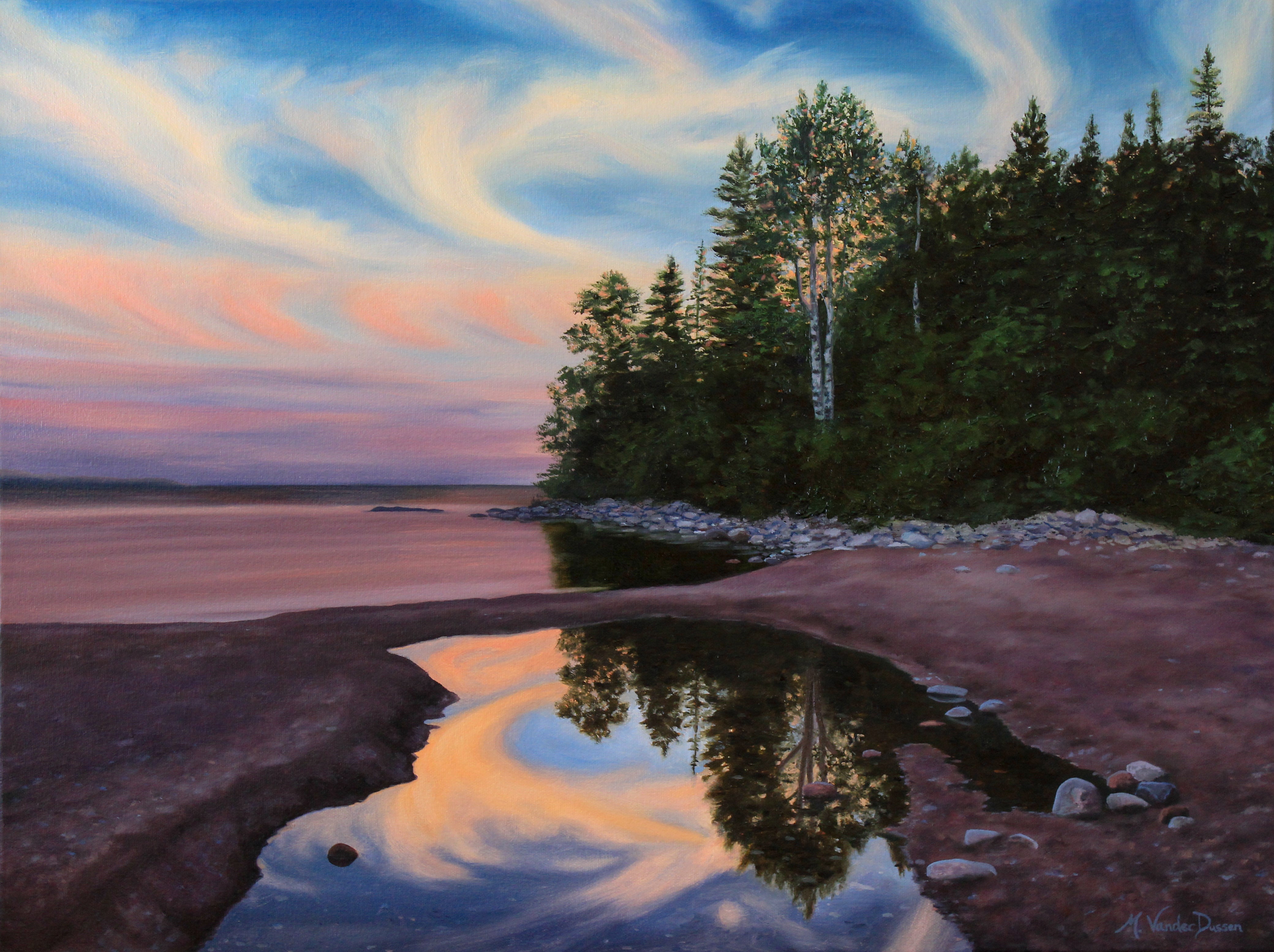 Lake Superior: Rhyolite Cove - Original Oil Painting