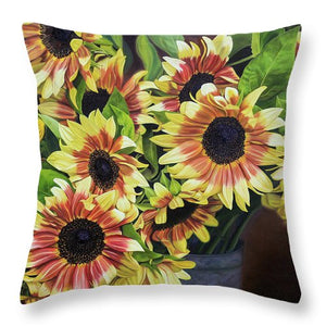 Helianthus - Throw Pillow