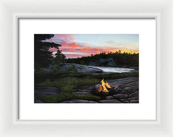 Home for the Night - Framed Print