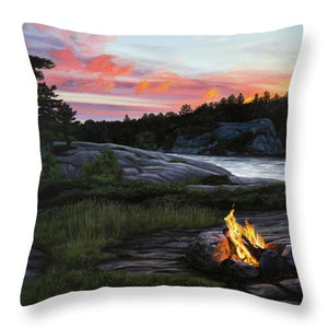 Home for the Night - Throw Pillow