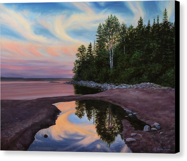 Lake Superior - Rhyolite Cove - Canvas Print