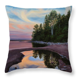 Lake Superior - Rhyolite Cove - Throw Pillow