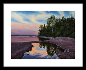 Lake Superior - Rhyolite Cove - Framed Print