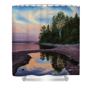 Lake Superior - Rhyolite Cove - Shower Curtain