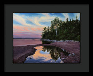 Lake Superior - Rhyolite Cove - Framed Print