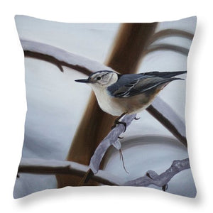 Nuthatch - Throw Pillow