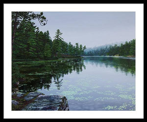 Opalescent Lake - Framed Print