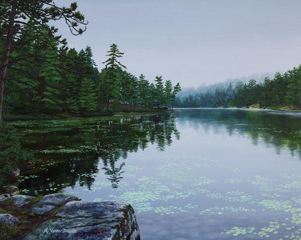 Opalescent Lake - Art Print