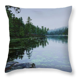 Opalescent Lake - Throw Pillow