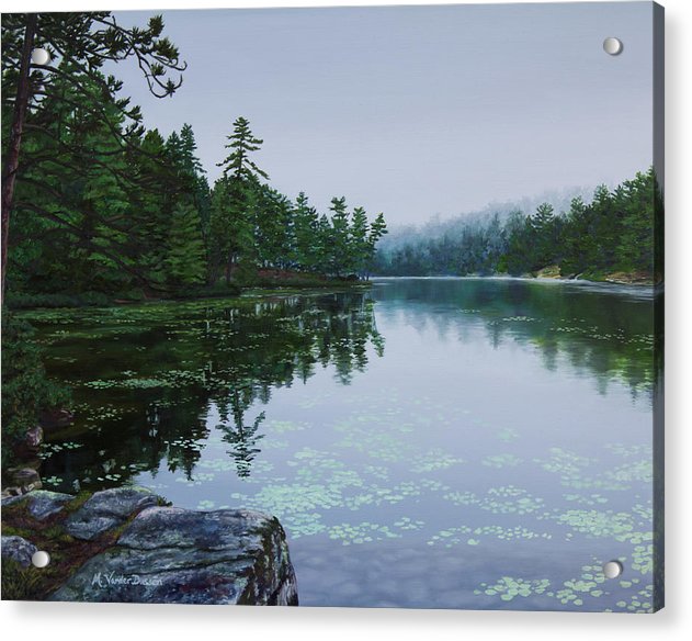 Opalescent Lake - Acrylic Print