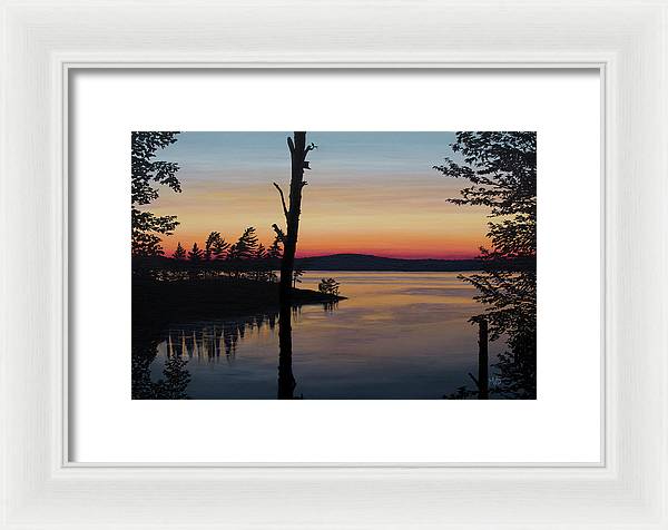 Sarah's Sunset - Framed Print