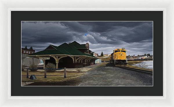 The Town That Silver Built - Framed Print