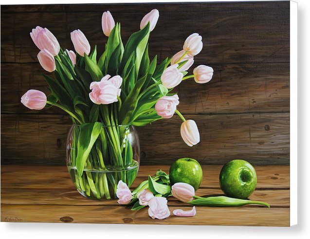 Tulips for Grandpa - Canvas Print
