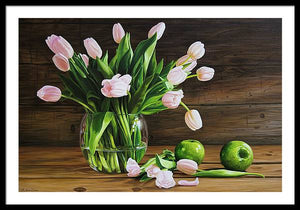 Tulips for Grandpa - Framed Print